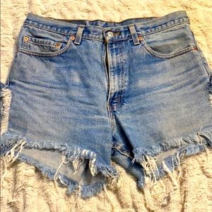 Vintage Levi cutoffs